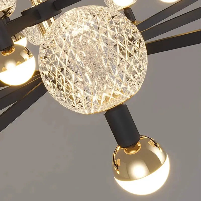 Modern Black Linear Dining Room Chandelier 12/16 Lights  Seus Lighting