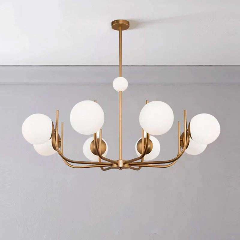 6-8-10 Lights Mid Century Modern Ceiling Light  Seus Lighting