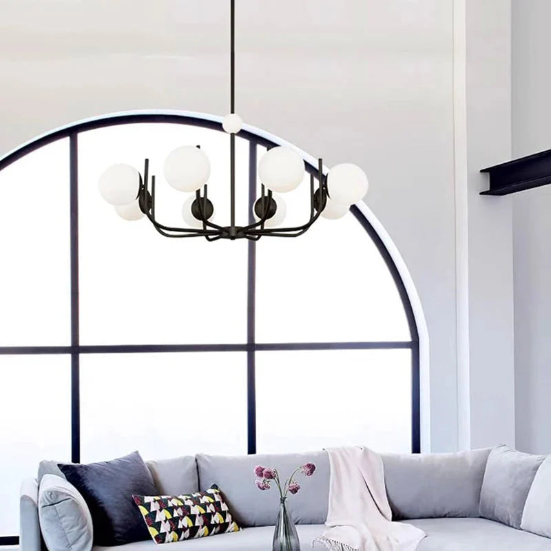 6-8-10 Lights Mid Century Modern Ceiling Light  Seus Lighting