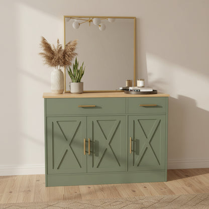 Orvaliadecor 42" Modern Farmhouse Buffet Cabinet