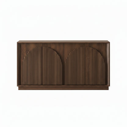 Orvaliadecor 65" Fluted Sideboard Buffet Cabinet