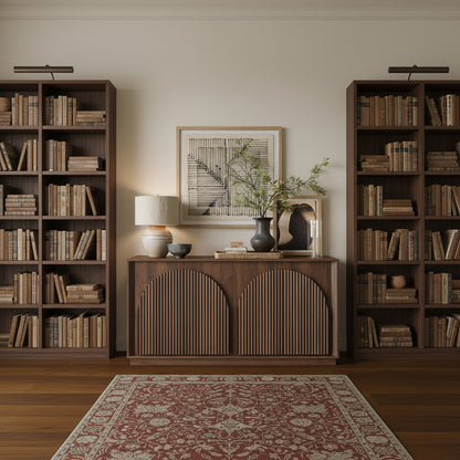 Orvaliadecor 65" Fluted Sideboard Buffet Cabinet