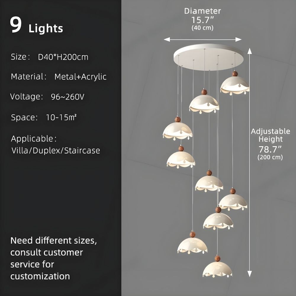 Afen Modern Staircase Chandelier  Seus Lighting