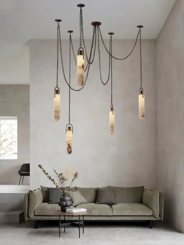 Anx Marble Ceiling Light  Seus Lighting