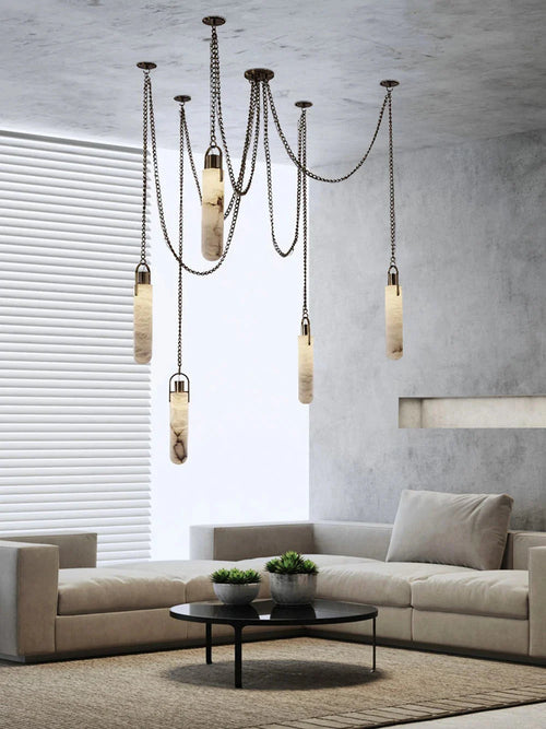 Anx Marble Ceiling Light  Seus Lighting
