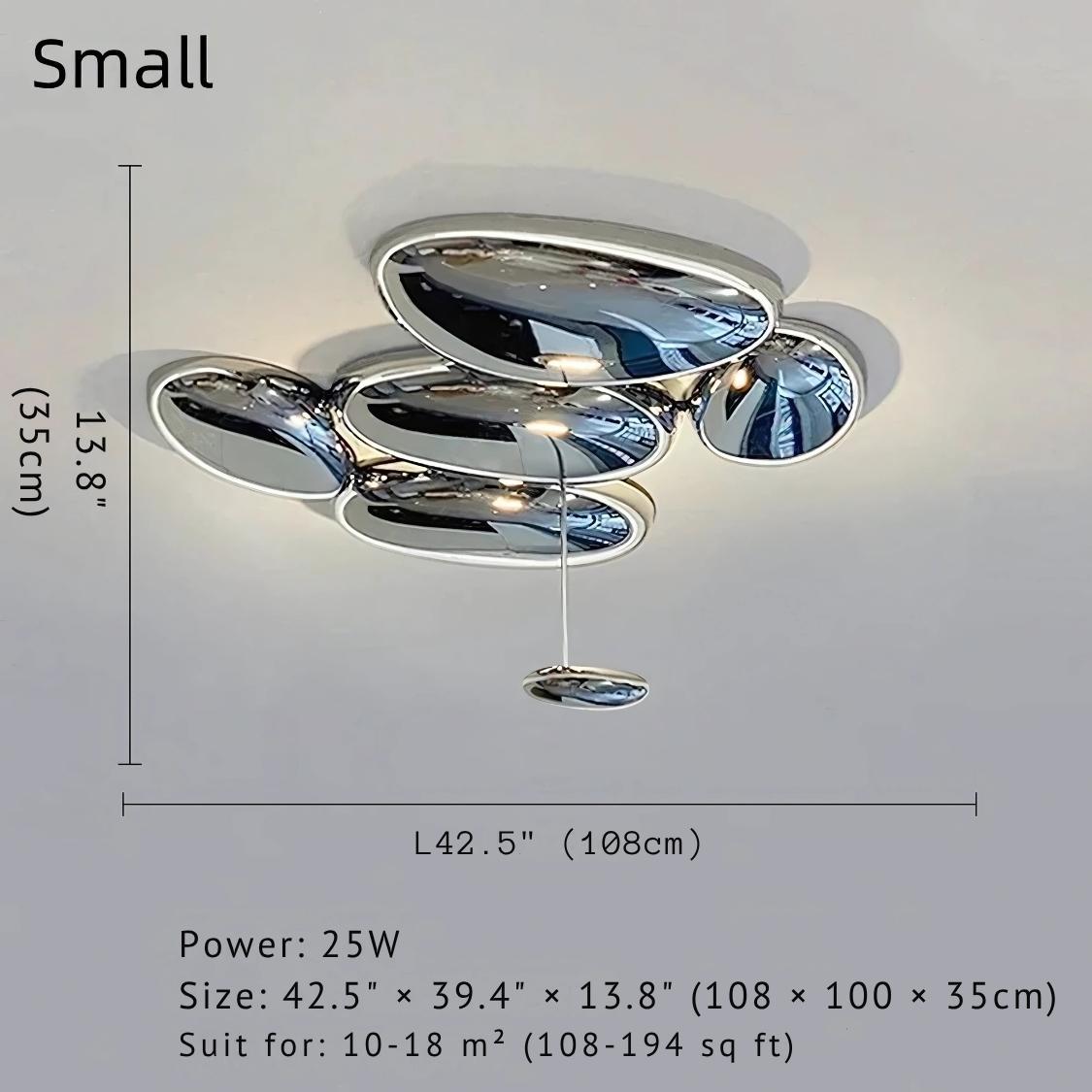 Art Deco Ceiling Light Flush Mount  Seus Lighting