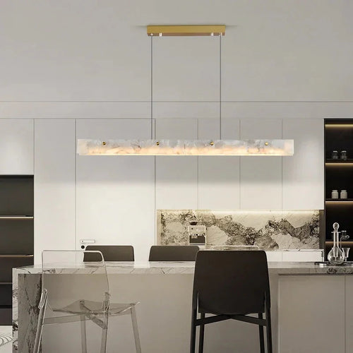 Asna Modern Rectangular Chandelier  Seus Lighting