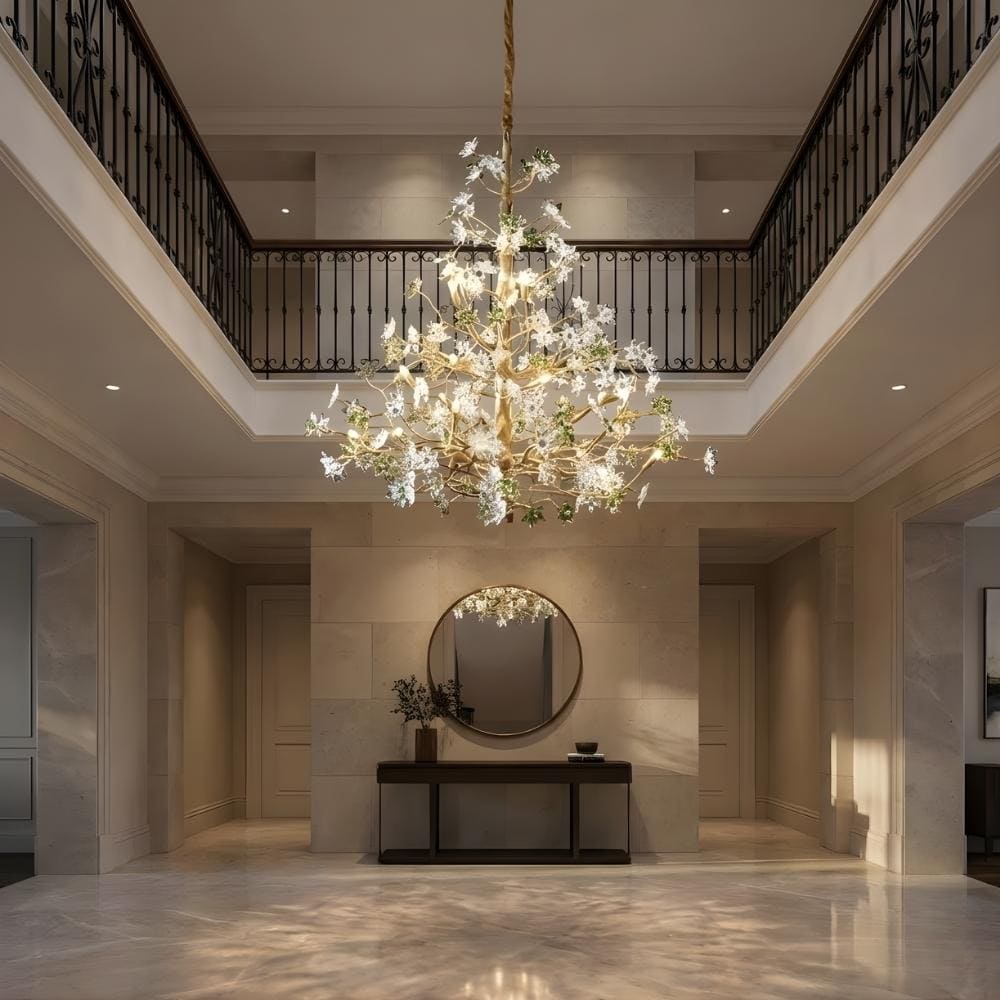 Auric Antique Vintage Brass Crystal Chandelier  Seus Lighting