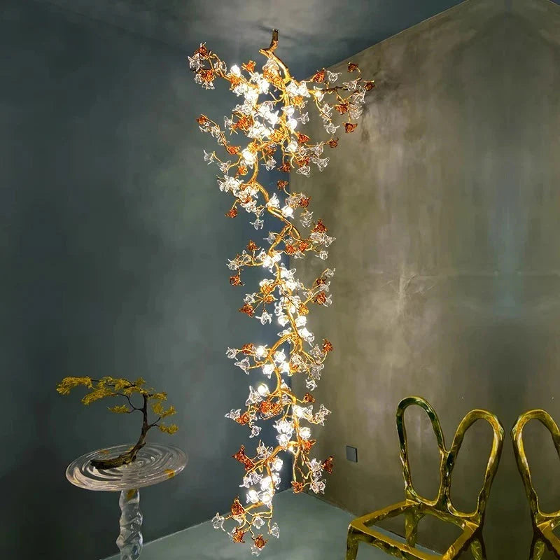 Aurora Branch Staircase Chandelier  Seus Lighting