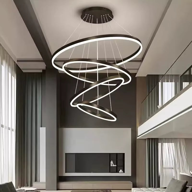 Aysan Modern Ring Chandeliers  Seus Lighting