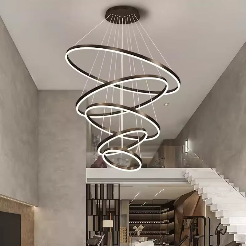 Aysan Modern Ring Chandeliers  Seus Lighting