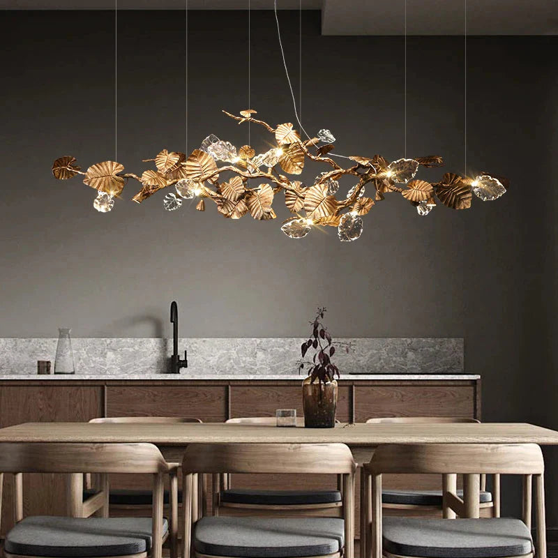 Bedya Linear Branch Chandelier  Seus Lighting