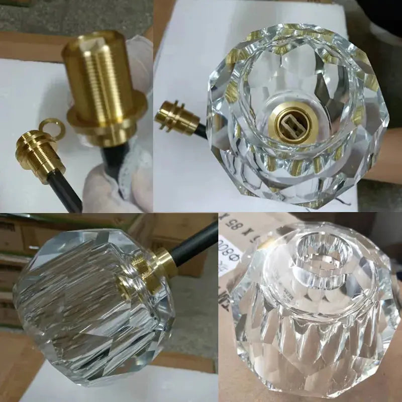 Boule De Style Cristal Chandelier  Seus Lighting