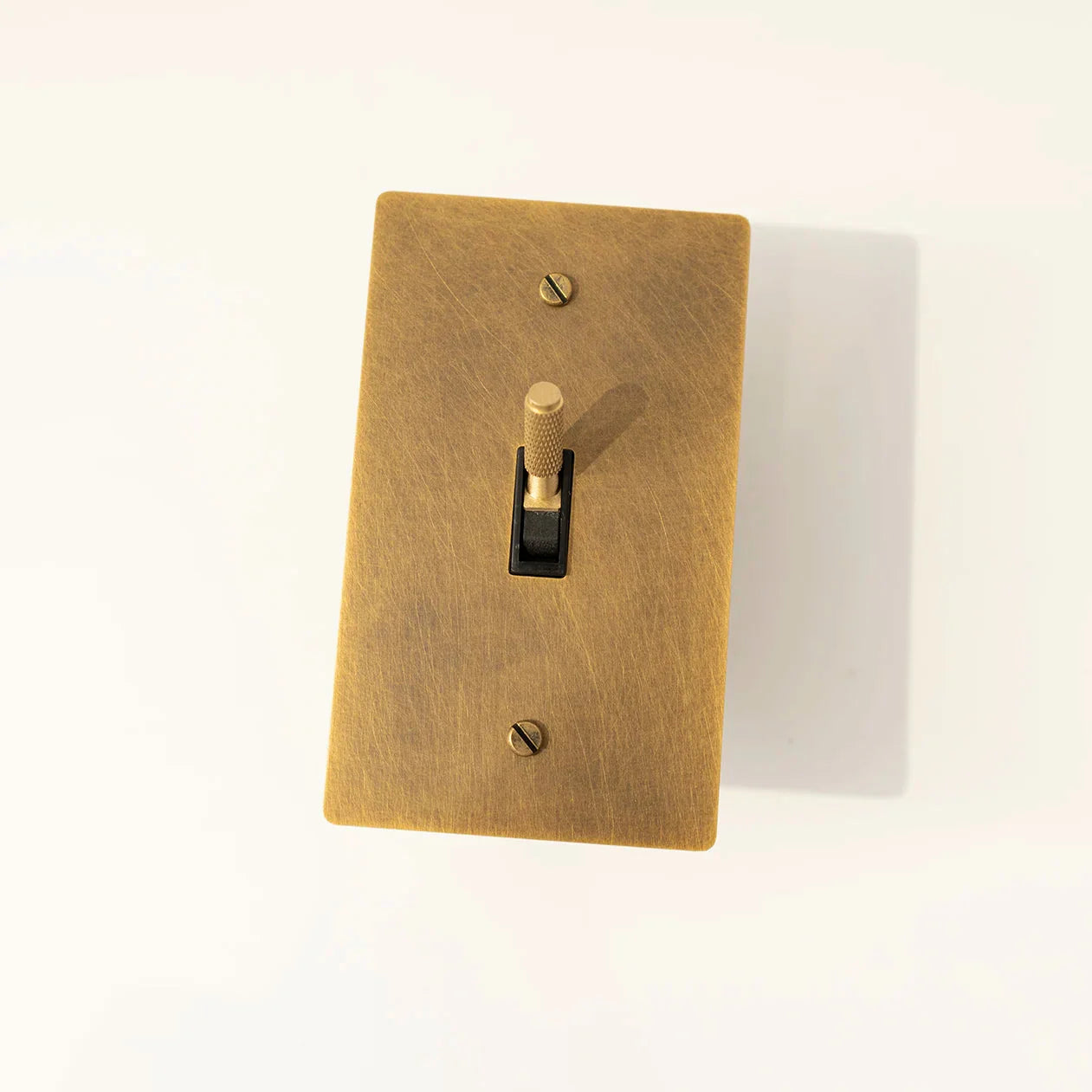 Brass Toggle Light Switch  Seus Lighting