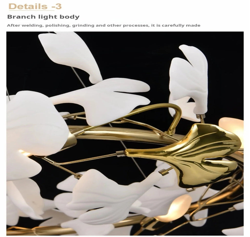 Calla Luxury Staircase Chandelier  Seus Lighting