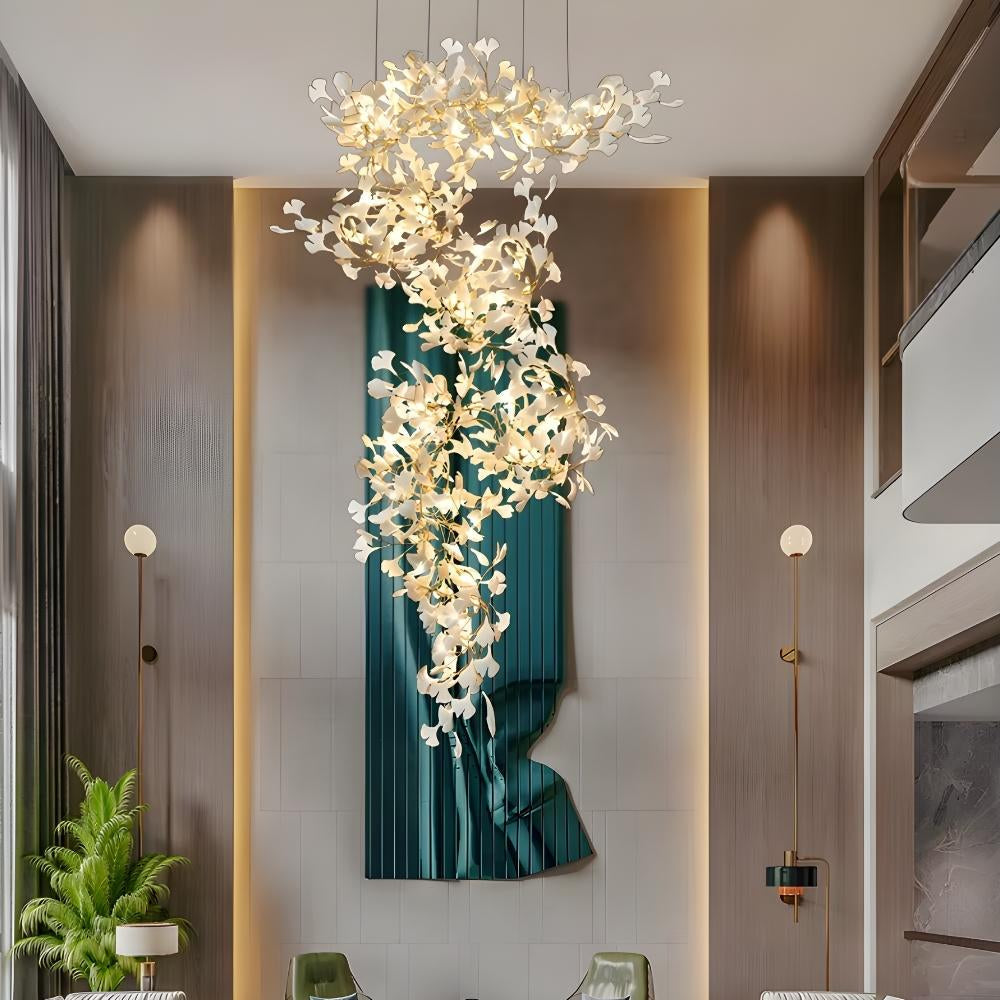 Calla Luxury Staircase Chandelier  Seus Lighting