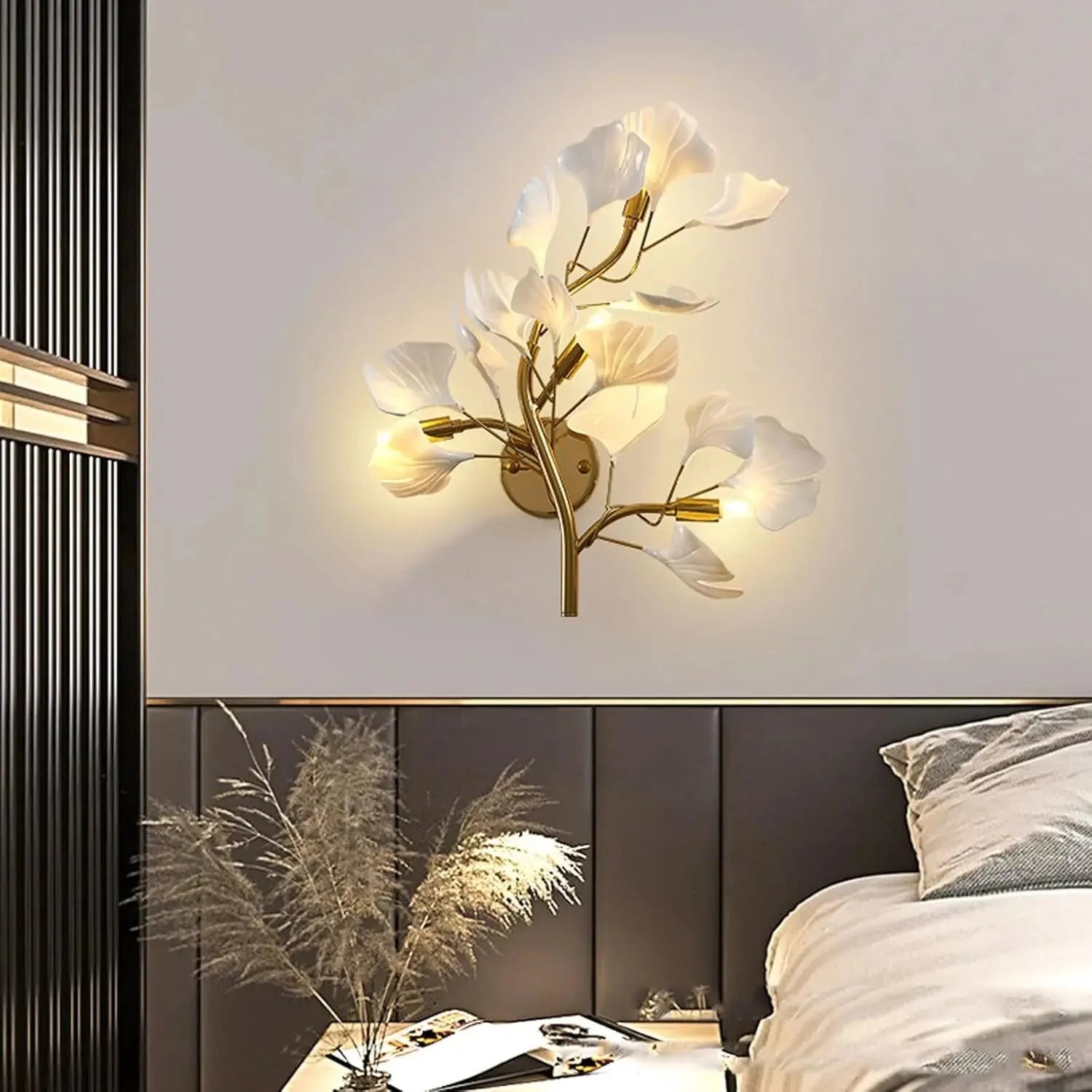 Calla Modern Leaf Wall Lamp  Seus Lighting
