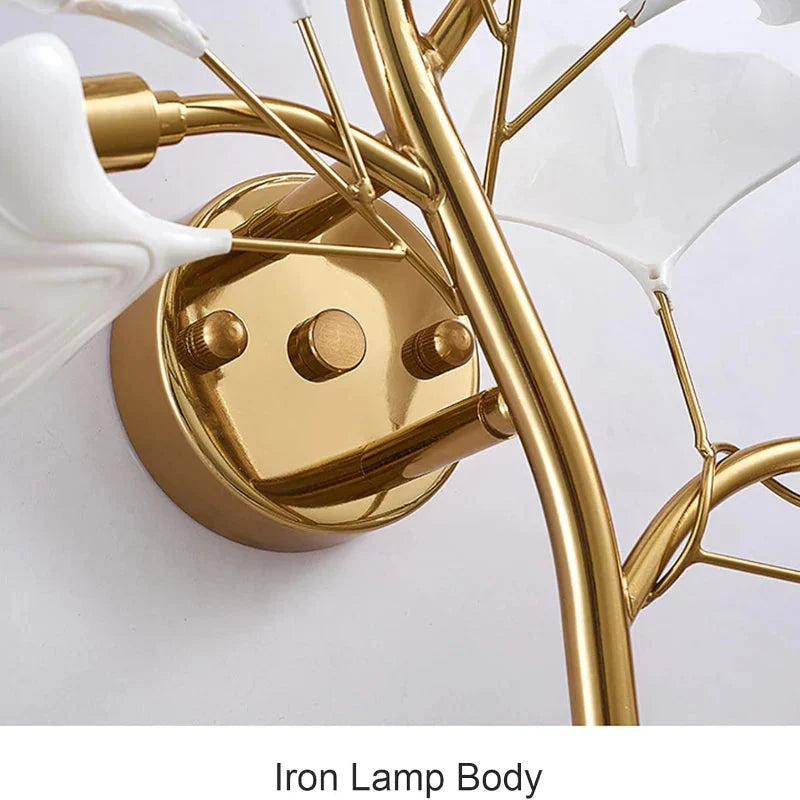 Calla Modern Leaf Wall Lamp  Seus Lighting