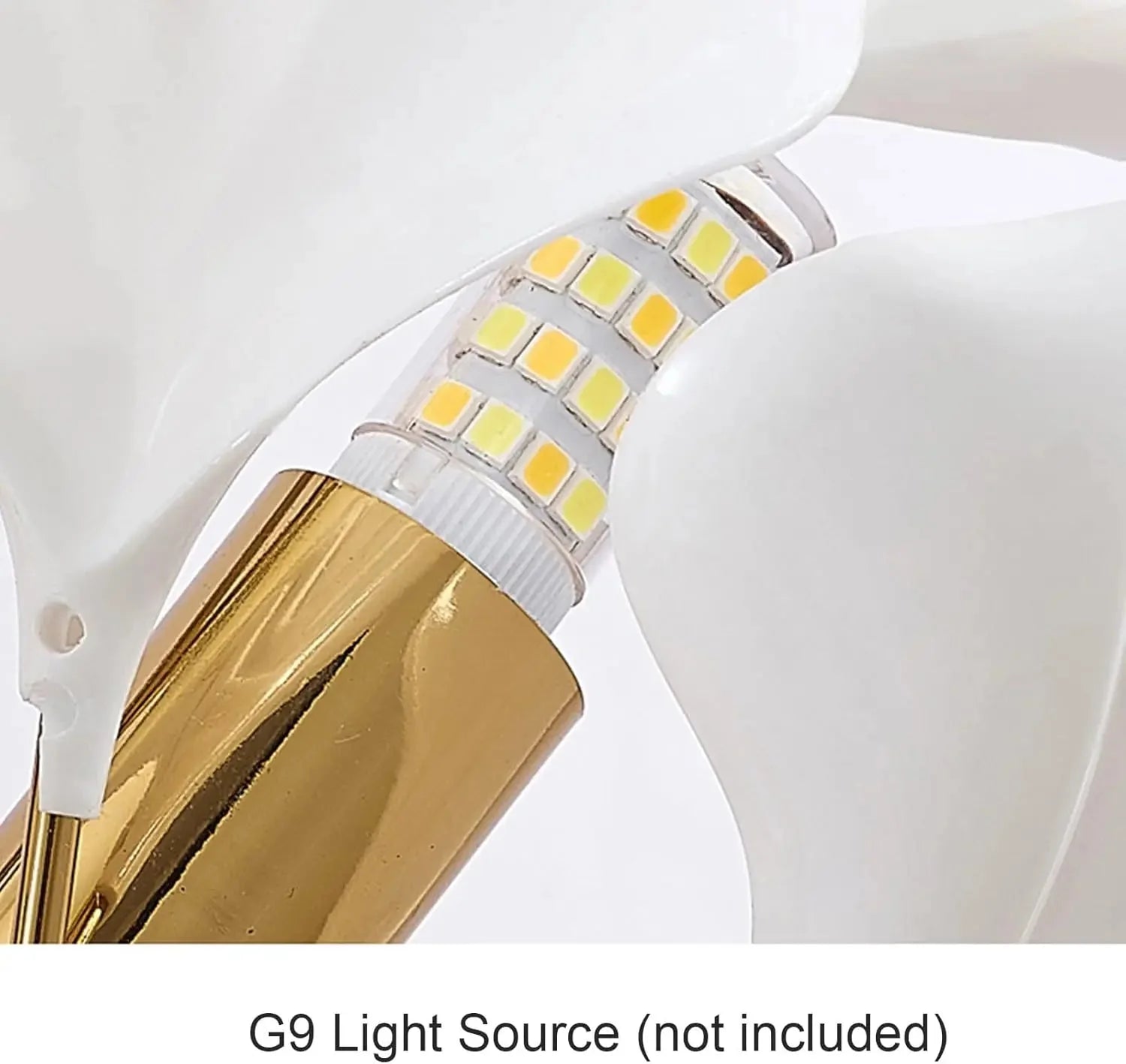 Calla Modern Leaf Wall Lamp  Seus Lighting