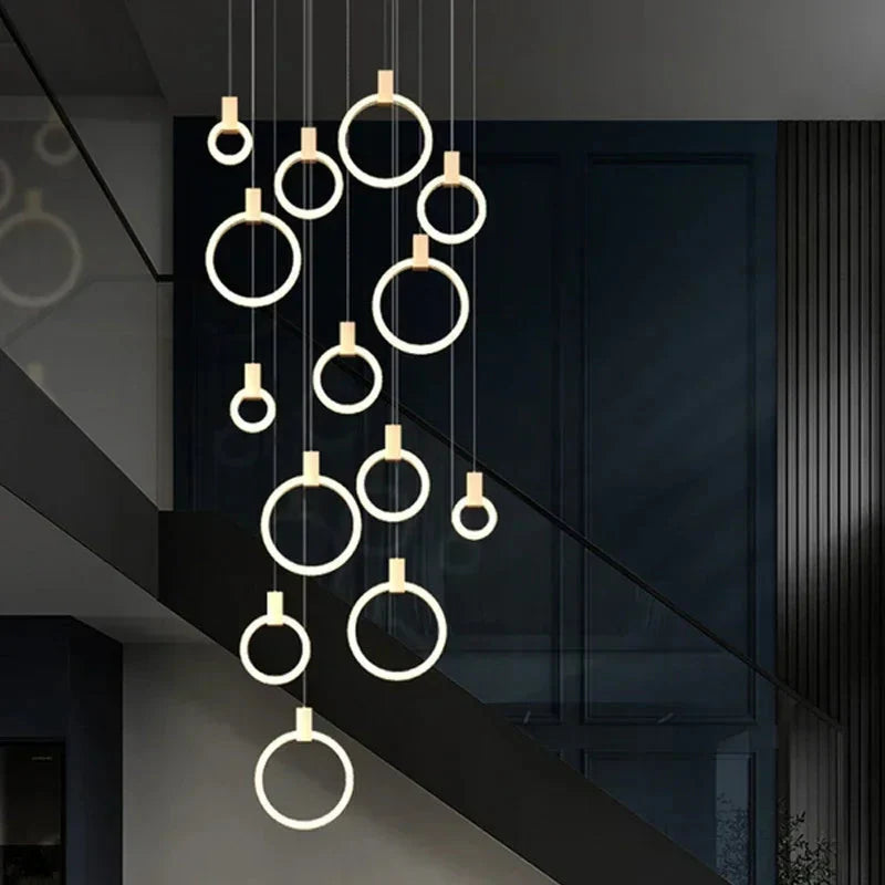 Cedi Led Staircase Chandelier  Seus Lighting