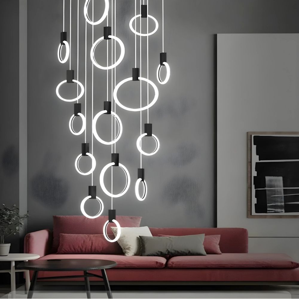 Cedi Led Staircase Chandelier  Seus Lighting