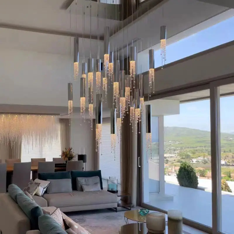 Celia Modern Staircase Ceiling Lighting  Seus Lighting