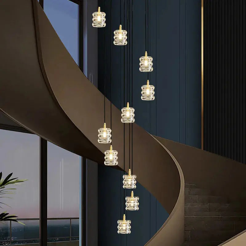 Copper Staircase Lighting Indoor  Seus Lighting