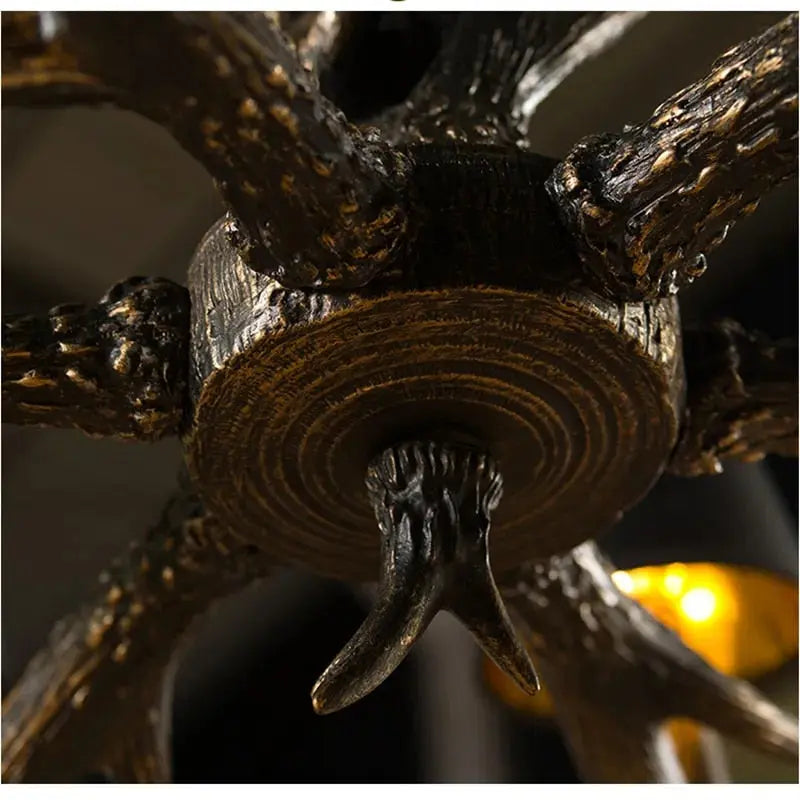 Faux Elk Antler Chandelier Seus Lighting