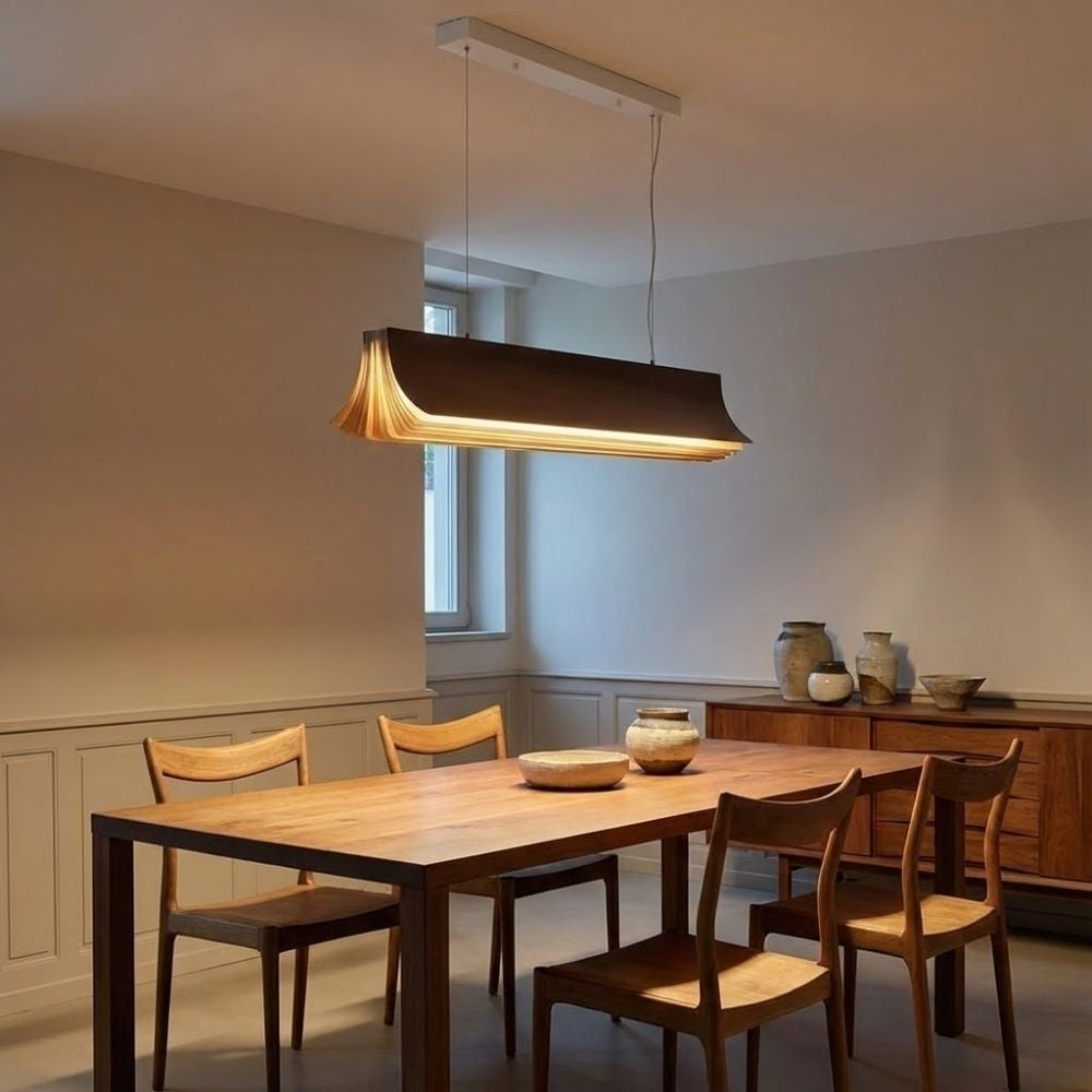 Fenlo Linear Kitchen Island Pendant Light 59.06" (150cm) / Remote Control Seus Lighting