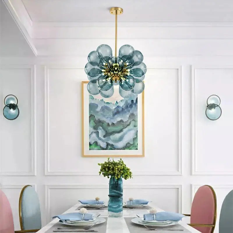 Glass Bubble Ceiling Light Amber&Blue&White  Seus Lighting