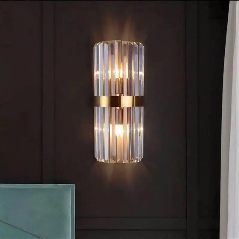 Hilda Crystal Wall Sconce Lighting  Seus Lighting