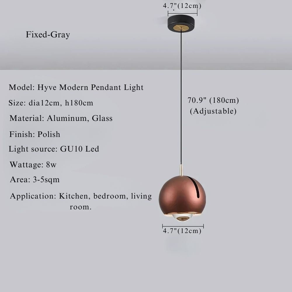 Hyve Modern Pendant Light  Seus Lighting
