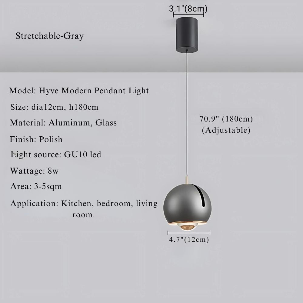 Hyve Modern Pendant Light  Seus Lighting