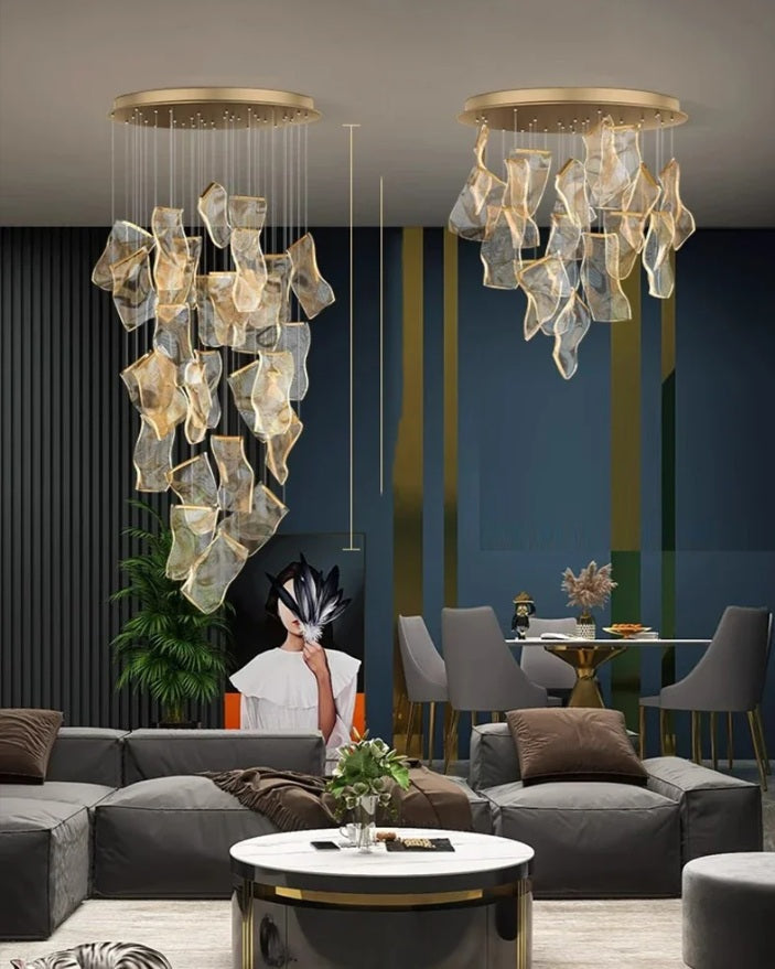 Jonas Postmodern Style Staircase Pendant Chandelier Light  Seus Lighting