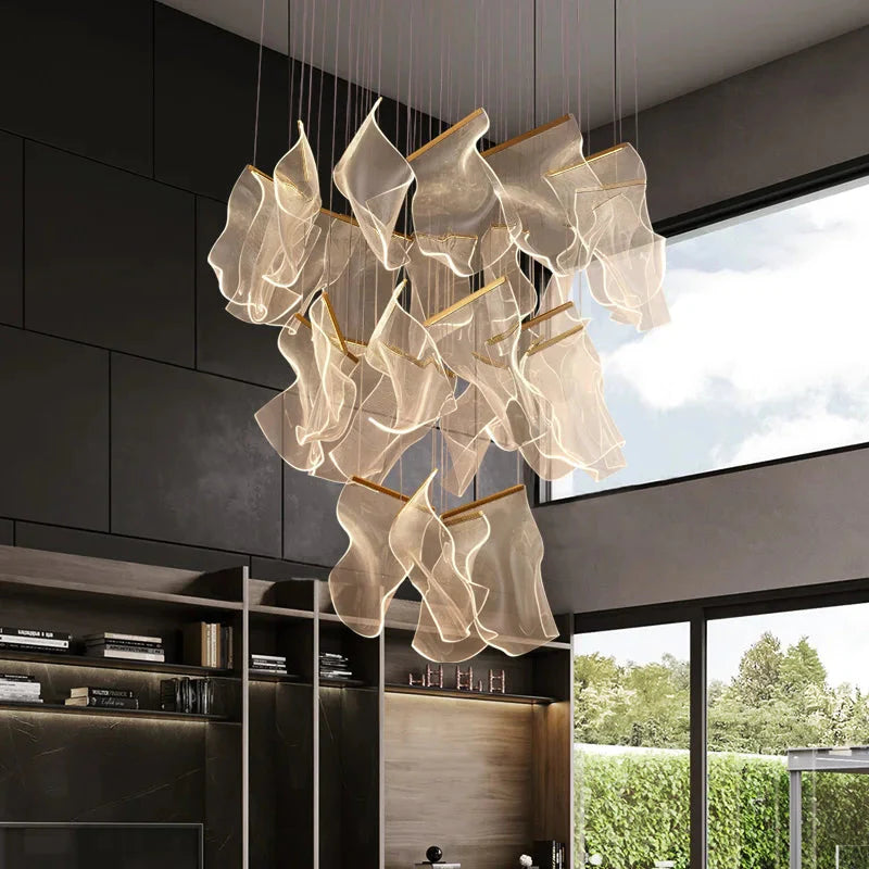 Jonas Postmodern Style Staircase Pendant Chandelier Light  Seus Lighting