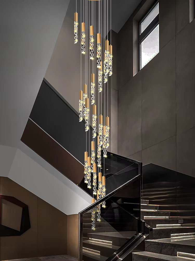 Large Crystal Chandeliers for High Ceilings  Seus Lighting