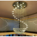 Lonas Large Foyer Crystal Chandelier  Seus Lighting