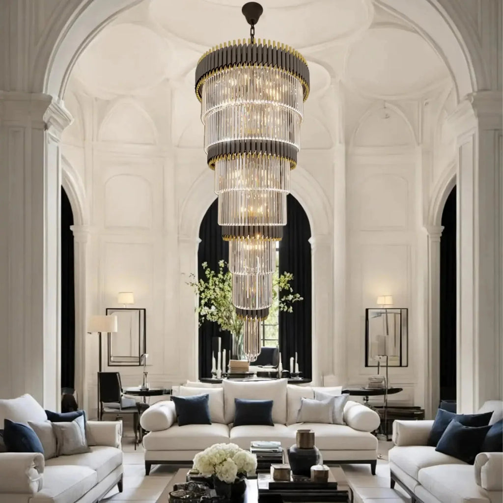Luxury Oversize Crystal Chandelier  Seus Lighting