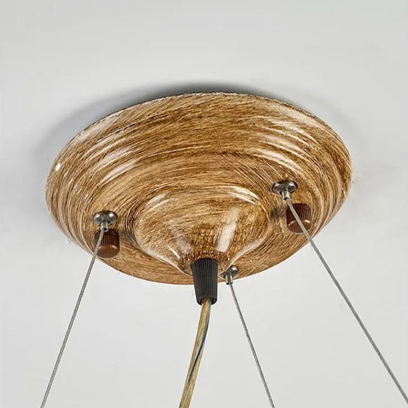 Madelyn Rustic Branch Chandelier Frosted/Clear Ball  Seus Lighting