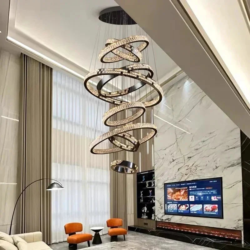 Malen Multi Ring Pendant Light  Seus Lighting