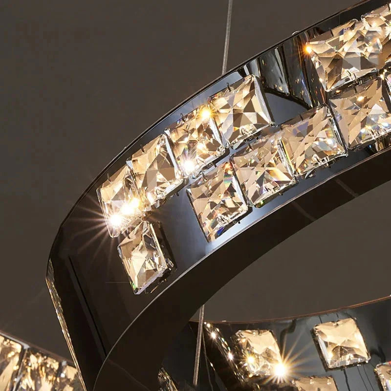 Malen Multi Ring Pendant Light  Seus Lighting