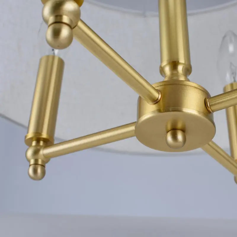 Melissa Copper Drum Chandelier Seus Lighting
