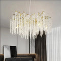 Mia Luxury Round Branch Crystal Ceiling Chandelier  Seus Lighting
