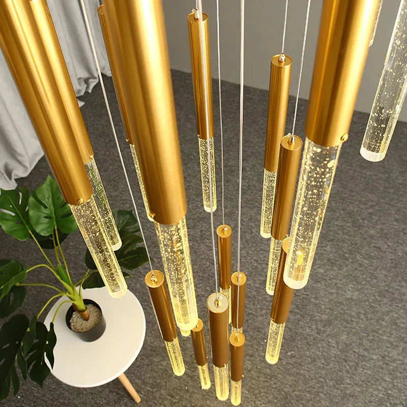 Mina Crystal Entryway Light Fixtures High Ceiling  Seus Lighting