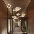 Modern Angular Diamond Style LED Pendant Light  Seus Lighting