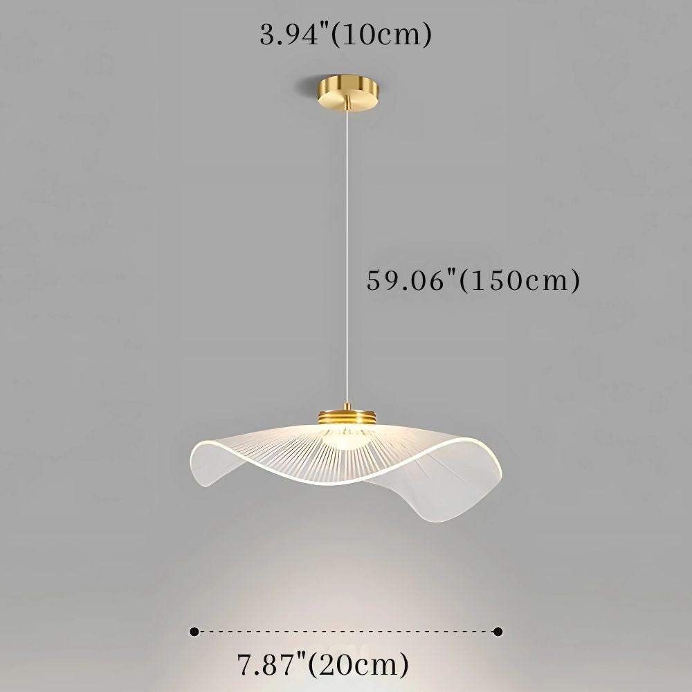Modern Mushroom Lotus Leaf Led Chandelier  Seus Lighting