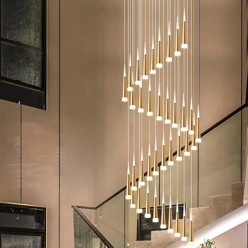 Modern Staircase Chandelier Lighting  Seus Lighting