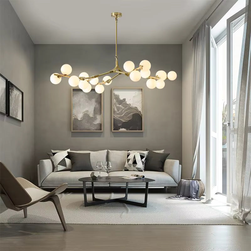 Modern Tree Branch Ceiling Light Fixture  Seus Lighting