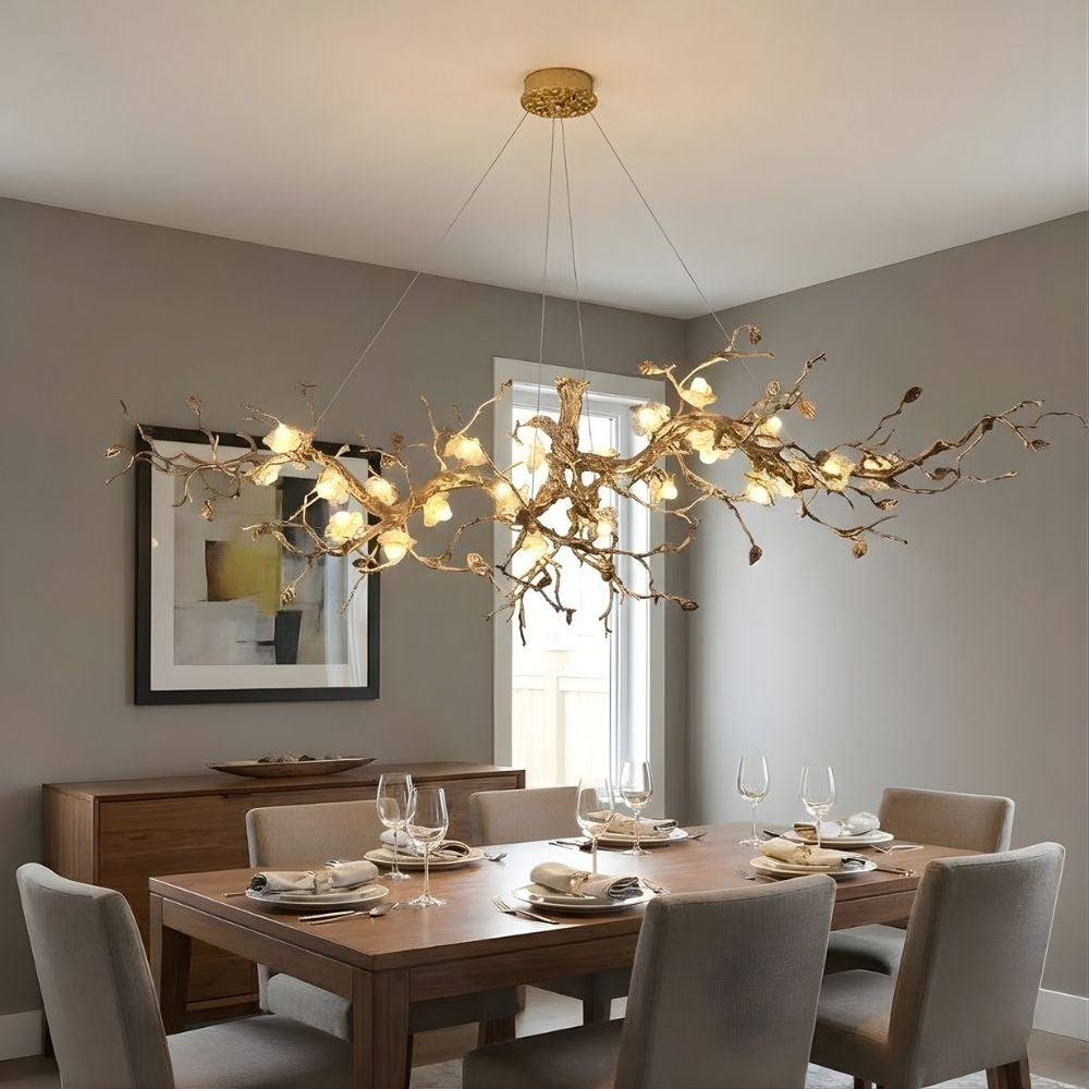 Noa Flower Branch Chandelier  Seus Lighting