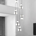 Opal Globe Staircase Pendant Light  Seus Lighting